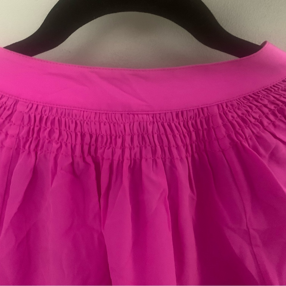 Lilly Pulitzer Vibrant Pink “Orchid” Elsa Blouse 100% Silk - Picture 4 of 4